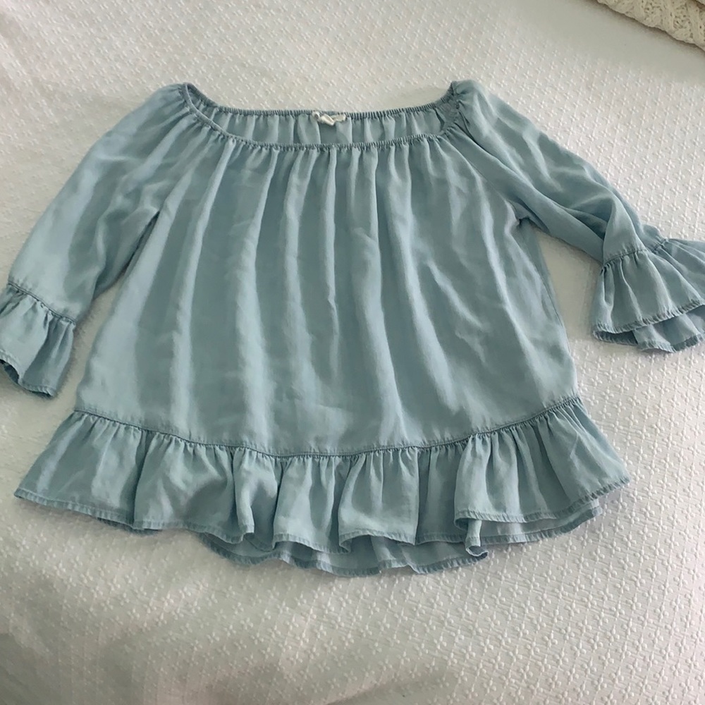 Blue flow Top